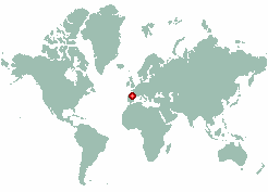 Ainhoa in world map